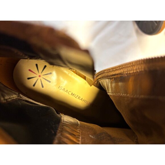 Isaac Mizrahi Brown Ankle Boots With Buckle Detail & Side Zippers Women's 7.5W - Picture 7 of 10